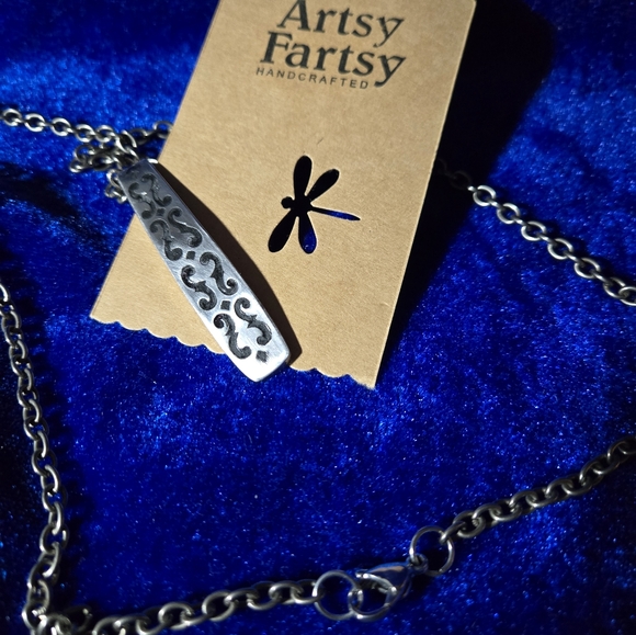 Handcrafted Rolled Necklace - Picture 2 of 5